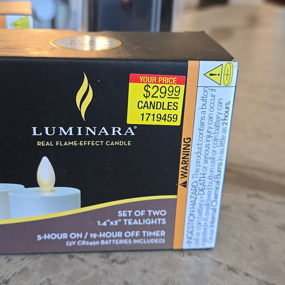 *Last Set* Luminara Ivory Flameless LED Tea Lights Plus Remote, NWT & Bonus Gift - Picture 6 of 14